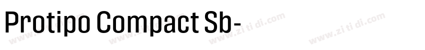 Protipo Compact Sb字体转换